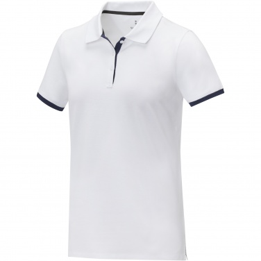Logo trade advertising products picture of: Morgan short sleeve women's duotone polo