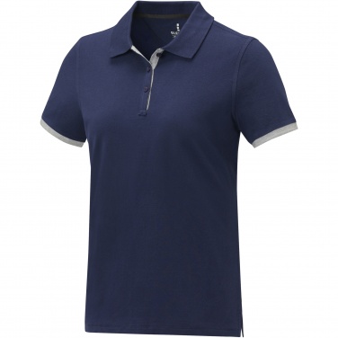 Logotrade promotional product image of: Morgan short sleeve women's duotone polo