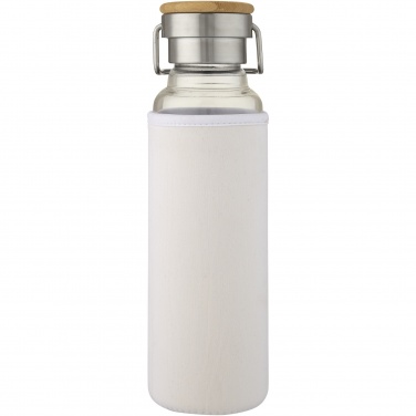 Logo trade business gifts image of: Thor 660 ml glass bottle with neoprene sleeve