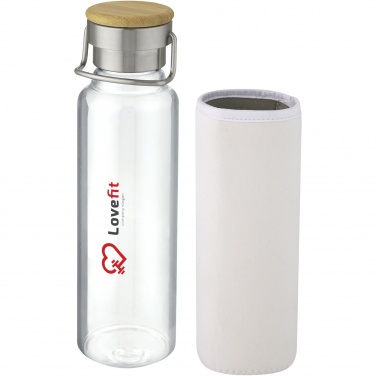 Logo trade promotional product photo of: Thor 660 ml glass bottle with neoprene sleeve