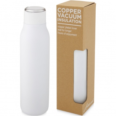 Logo trade promotional items picture of: Marka 600 ml copper vacuum insulated bottle with metal loop