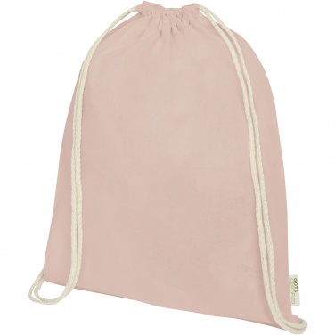 Logotrade promotional products photo of: Orissa 140 g/m² organic cotton drawstring bag 5L