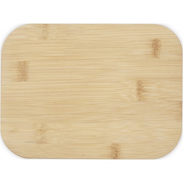 Logotrade promotional gift image of: Roby glass lunch box with bamboo lid