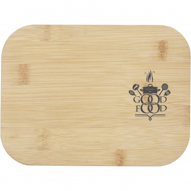 Logotrade promotional gift image of: Roby glass lunch box with bamboo lid