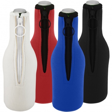 Logo trade business gifts image of: Fris recycled neoprene bottle sleeve holder