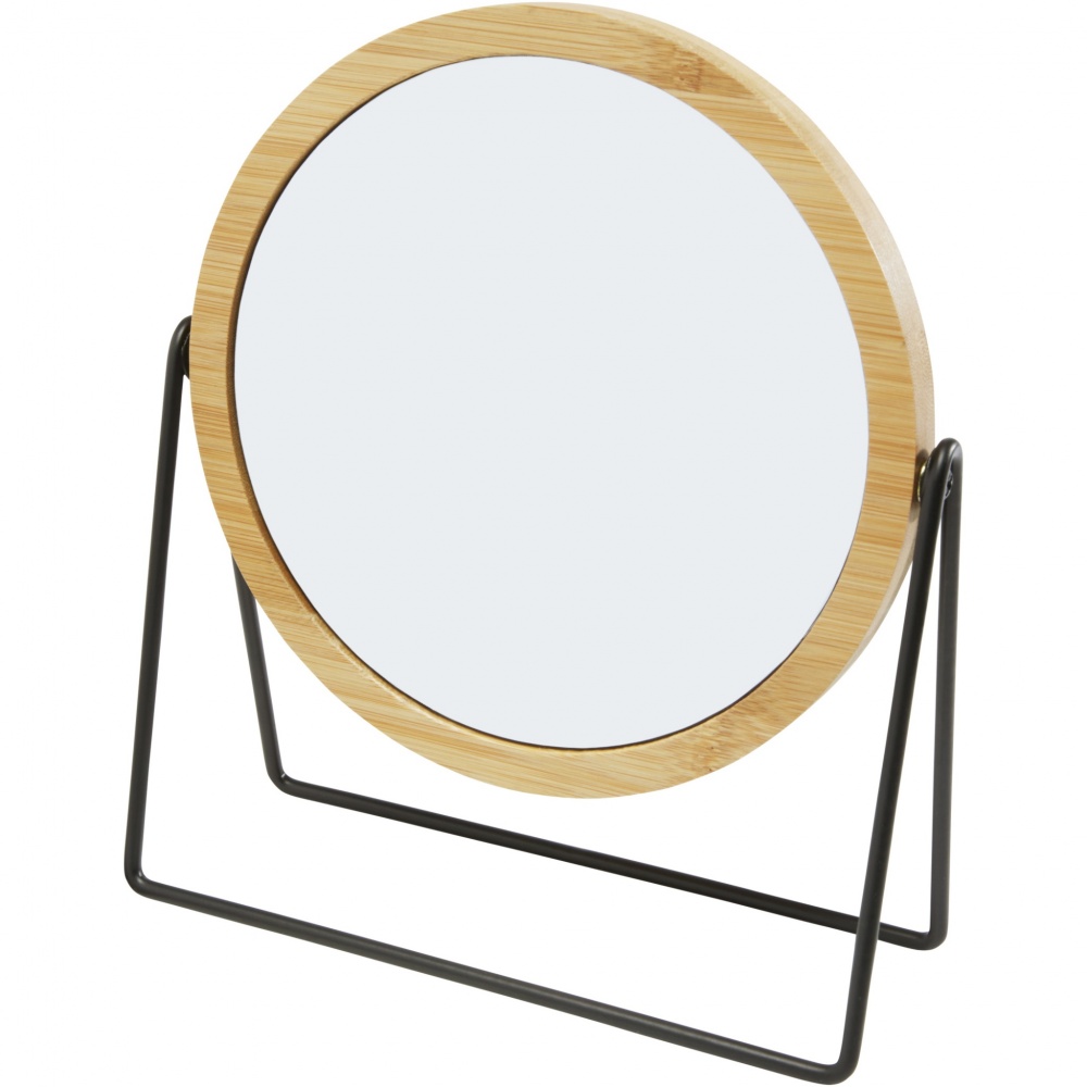 Logo trade promotional merchandise picture of: Hyrra bamboo standing mirror