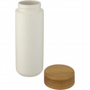 Logotrade business gift image of: Lumi 300 ml ceramic tumbler with bamboo lid
