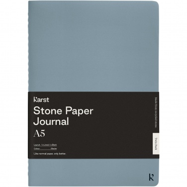 Logotrade promotional products photo of: Karst® A5 stone paper journal twin pack