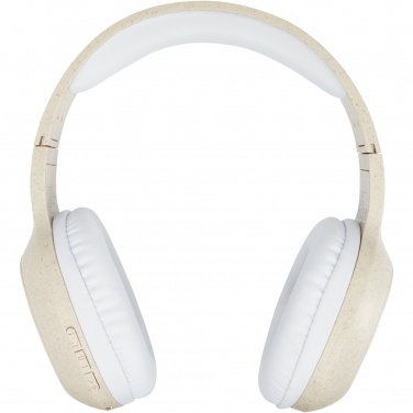 Logotrade corporate gift picture of: Riff wheat straw Bluetooth® headphones with microphone