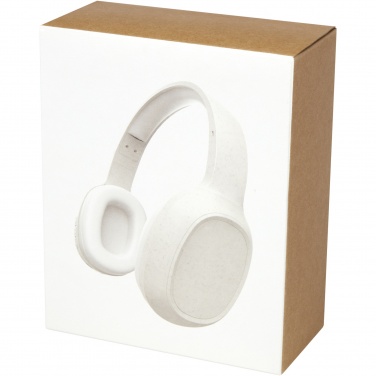Logo trade promotional items picture of: Riff wheat straw Bluetooth® headphones with microphone