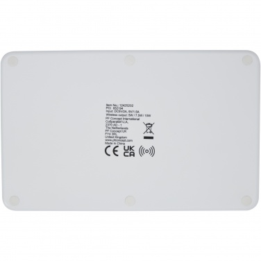 Logo trade advertising products picture of: Medake 10W bamboo wireless charger