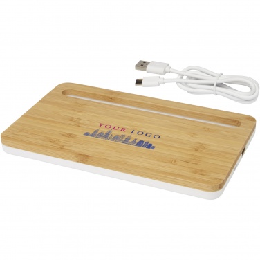 Logotrade promotional giveaways photo of: Medake 10W bamboo wireless charger