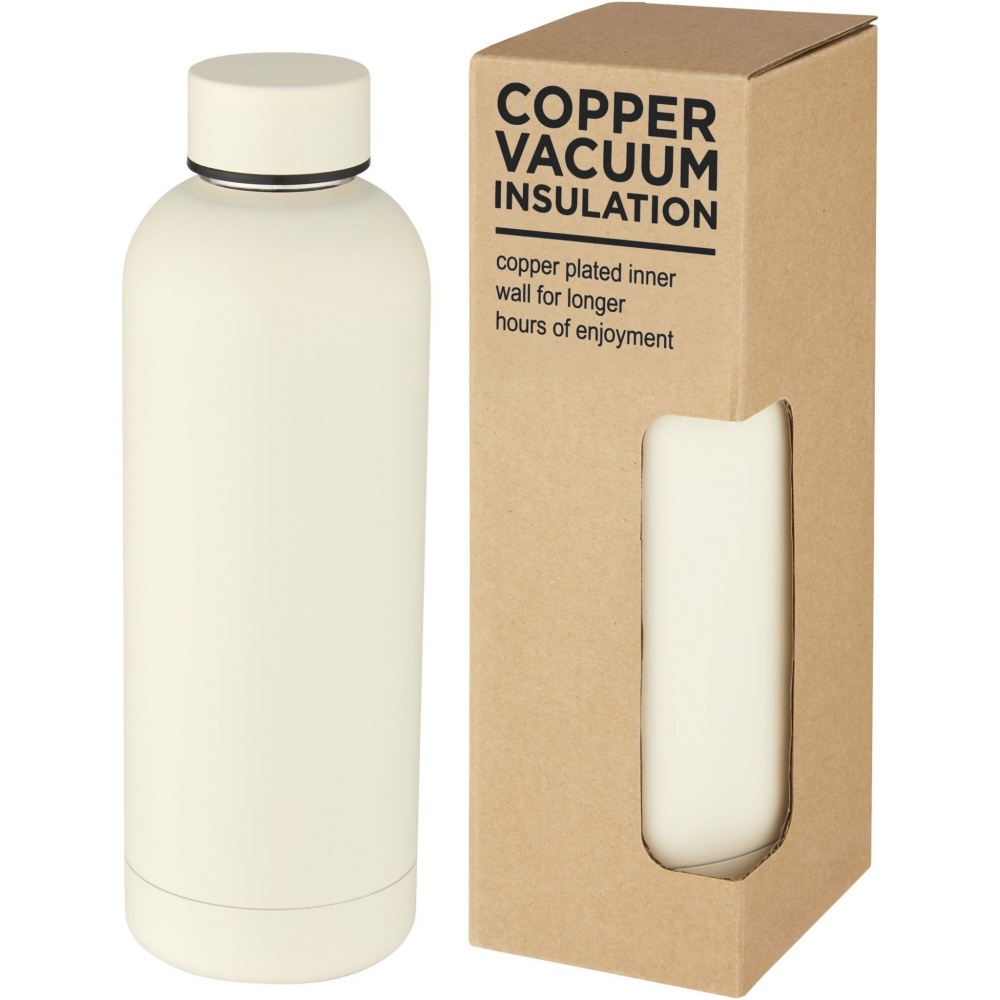 Logo trade promotional merchandise image of: Spring 500 ml copper vacuum insulated bottle