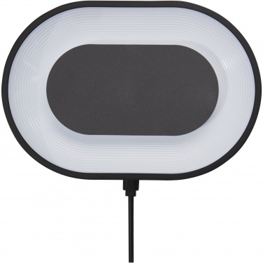 Logo trade promotional products image of: Ray wireless charging pad with RGB mood light