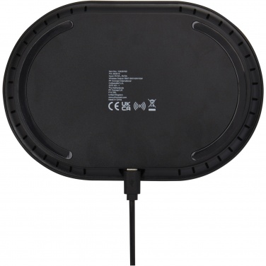 Logo trade advertising products picture of: Ray wireless charging pad with RGB mood light