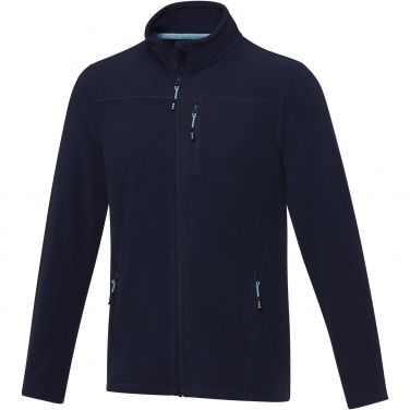 Logotrade promotional item image of: Amber men's GRS recycled full zip fleece jacket