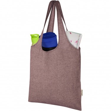 Logo trade promotional gift photo of: Pheebs 150 g/m² recycled cotton trendy tote bag 7L