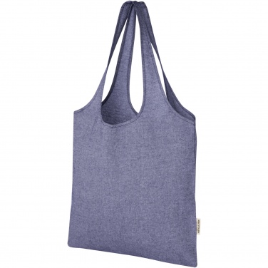 Logotrade promotional giveaway image of: Pheebs 150 g/m² recycled cotton trendy tote bag 7L