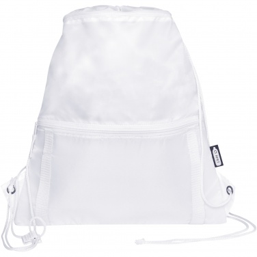 Logo trade promotional merchandise photo of: Adventure recycled insulated drawstring bag 9L
