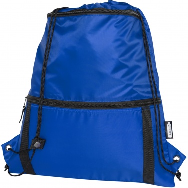 Logo trade advertising products image of: Adventure recycled insulated drawstring bag 9L