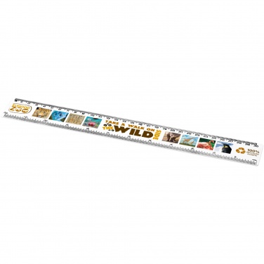 Logo trade promotional giveaways picture of: Refari 30 cm recycled plastic ruler