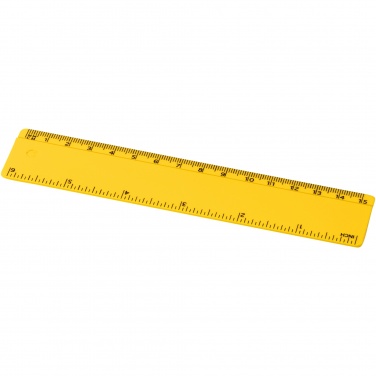 Logo trade promotional products image of: Refari 15 cm recycled plastic ruler