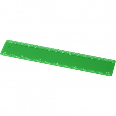 Logo trade corporate gifts image of: Refari 15 cm recycled plastic ruler