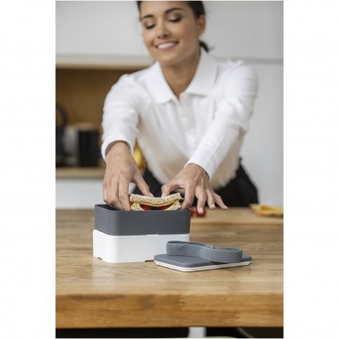 Logo trade promotional gifts image of: MIYO double layer lunch box