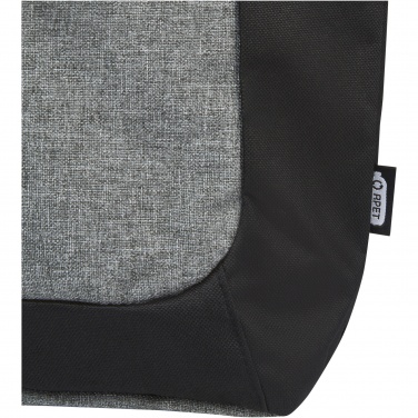 Logo trade corporate gifts picture of: Reclaim GRS recycled two-tone zippered tote bag 15L
