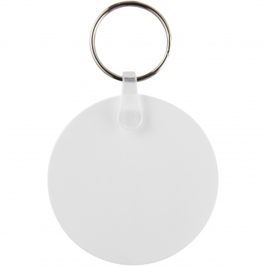 Logotrade corporate gift image of: Tait circle-shaped recycled keychain
