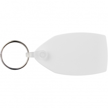 Logotrade corporate gift image of: Tait rectangular-shaped recycled keychain