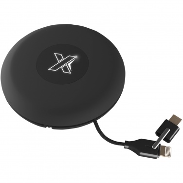 Logo trade promotional gift photo of: SCX.design C18 3-in-1 travel light-up cable