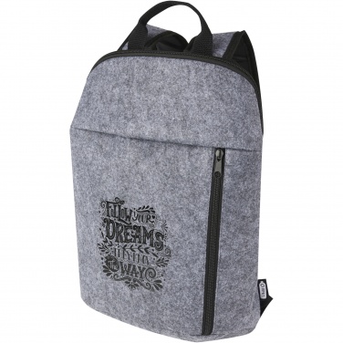 Logo trade promotional merchandise image of: Felta GRS recycled felt cooler backpack 7L