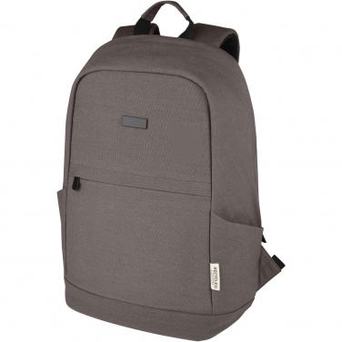 Logotrade advertising product image of: Joey 15.6" GRS recycled canvas anti-theft laptop backpack 18L