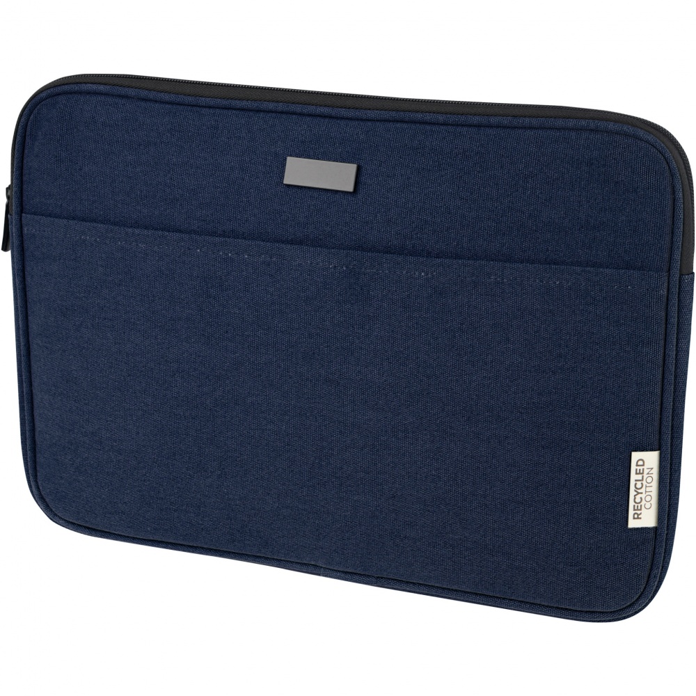 Logotrade promotional gift image of: Joey 14" GRS recycled canvas laptop sleeve 2L