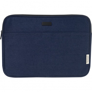 Logo trade advertising products image of: Joey 14" GRS recycled canvas laptop sleeve 2L