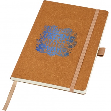 Logotrade promotional merchandise image of: Kilau recycled leather notebook 