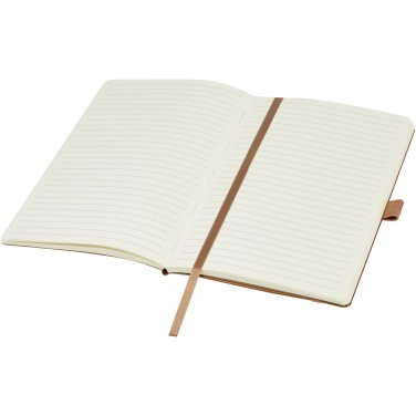 Logo trade promotional merchandise picture of: Kilau recycled leather notebook 