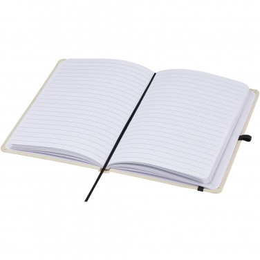 Logo trade corporate gifts picture of: Tutico organic cotton hardcover notebook