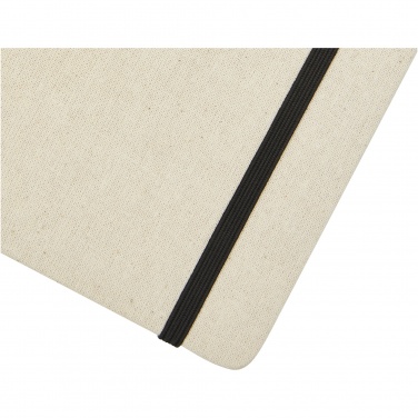 Logo trade promotional item photo of: Tutico organic cotton hardcover notebook