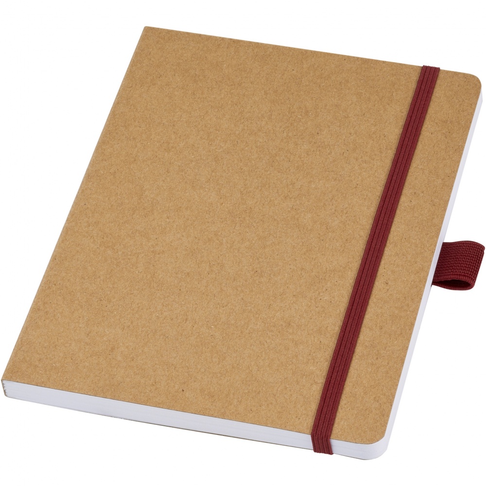 Logo trade promotional merchandise picture of: Berk recycled paper notebook