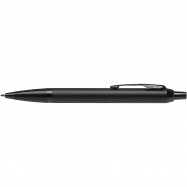Logo trade promotional giveaway photo of: Parker IM achromatic ballpoint and rollerball pen set with gift box