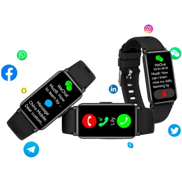 Logo trade corporate gift photo of: Prixton AT806 multisport smartband with GPS