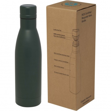 Logotrade promotional item image of: Vasa 500 ml RCS certified recycled stainless steel copper vacuum insulated bottle