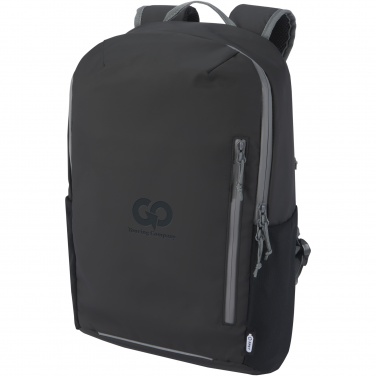 Logo trade promotional merchandise photo of: Aqua 15" GRS recycled water resistant laptop backpack 21L