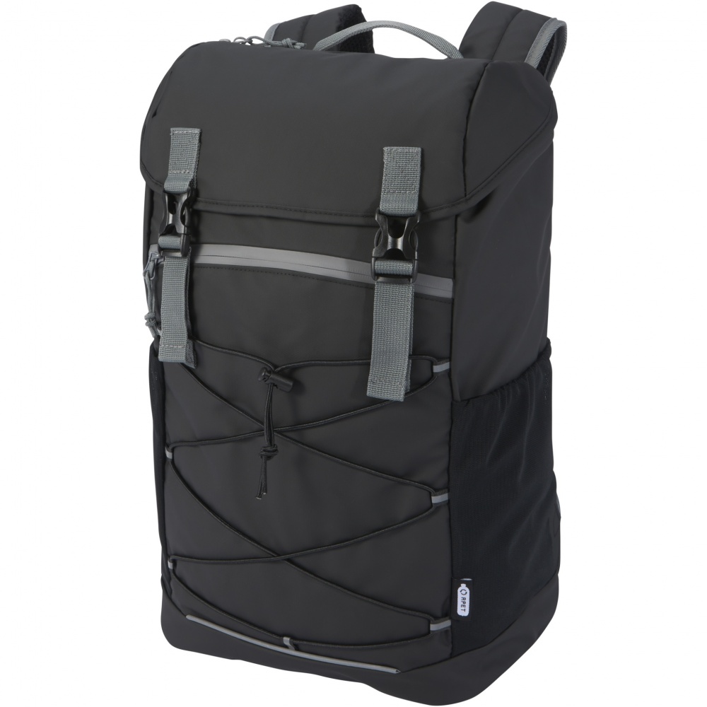 Logo trade promotional gift photo of: Aqua 15.6" GRS recycled water resistant laptop backpack 23L