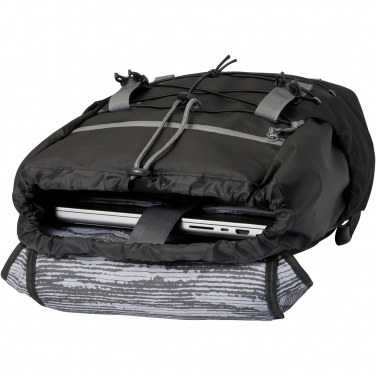 Logo trade promotional product photo of: Aqua 15.6" GRS recycled water resistant laptop backpack 23L