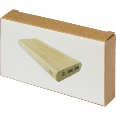 Logotrade promotional merchandise image of: Tulda 10.000 mAh bamboo power bank