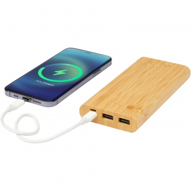 Logotrade promotional merchandise photo of: Tulda 10.000 mAh bamboo power bank