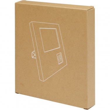 Logotrade promotional giveaway image of: Sasa bamboo photo frame with thermometer
